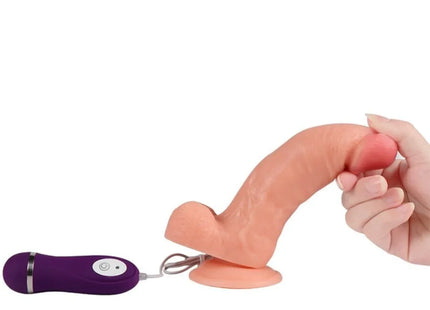 SHEQU - IRON DRAGON VIBRATORDILDO MIT FERNBEDIENUNG 17,5 CM