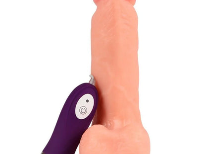 SHEQU - IRON DRAGON VIBRATORDILDO MIT FERNBEDIENUNG 17,5 CM
