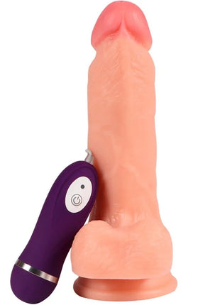 SHEQU - IRON DRAGON VIBRATORDILDO MIT FERNBEDIENUNG 17,5 CM