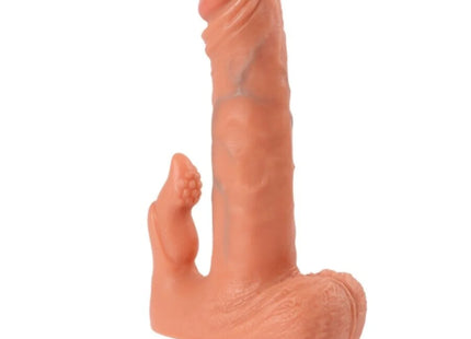 SHEQU - JULIAN DILDO UND KLITORISSTIMULATOR MIT VIBRATION UND FERNBEDIENUNG 16 CM