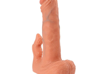 SHEQU - JULIAN DILDO UND KLITORISSTIMULATOR MIT VIBRATION UND FERNBEDIENUNG 16 CM