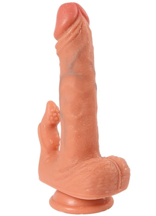 SHEQU - JULIAN DILDO UND KLITORISSTIMULATOR MIT VIBRATION UND FERNBEDIENUNG 16 CM