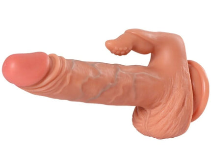 SHEQU - JULIAN DILDO UND KLITORISSTIMULATOR MIT VIBRATION UND FERNBEDIENUNG 16 CM