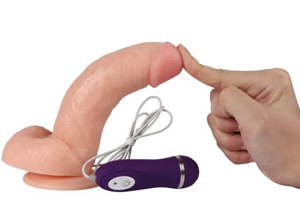 SHEQU - KASSADIN VIBRATORDILDO MIT FERNBEDIENUNG 17,5 CM