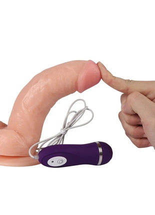 SHEQU - KASSADIN VIBRATORDILDO MIT FERNBEDIENUNG 17,5 CM