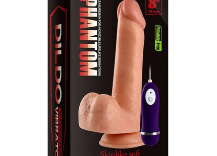SHEQU - PHANTOM VIBRIERENDER DILDO MIT FERNBEDIENUNG 20 CM