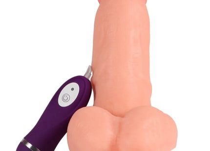 SHEQU - RED EAGLE VIBRATORDILDO MIT FERNBEDIENUNG 17 CM