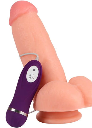 SHEQU - RED EAGLE VIBRATORDILDO MIT FERNBEDIENUNG 17 CM