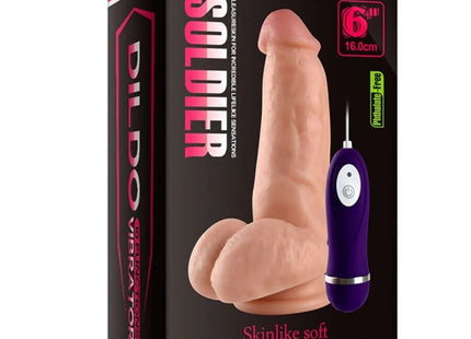 SHEQU - SOLDIER VIBRATOR DILDO MIT FERNBEDIENUNG 16 CM