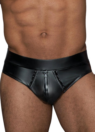 Shorts mit Reißverschluss H065 - S - Männer Slip