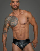 Shorts mit Reißverschluss H065 - S - Männer Slip