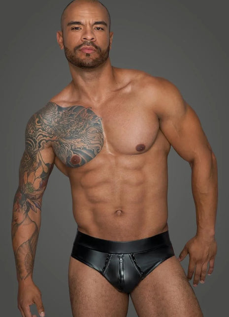 Shorts mit Reißverschluss H065 - S - Männer Slip