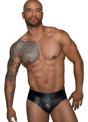 Shorts mit Reißverschluss H065 - S - Männer Slip