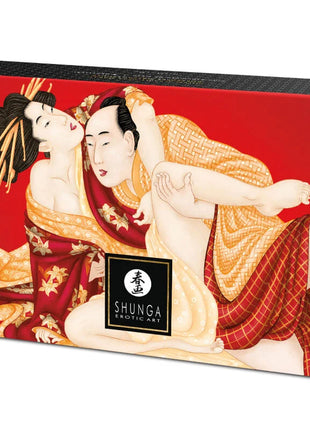 SHUNGA - ERDBEER-ESSBARE MASSAGEPULVER-SET - Essbare Pulver