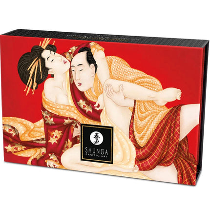 SHUNGA - ERDBEER-ESSBARE MASSAGEPULVER-SET - Essbare Pulver