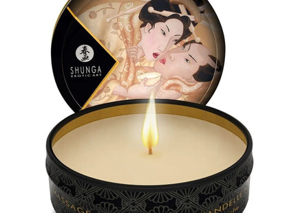 SHUNGA - MINI CARESS BY CANDLELIGHT DISPLAY MASSAGEKERZEN 24 EINHEITEN