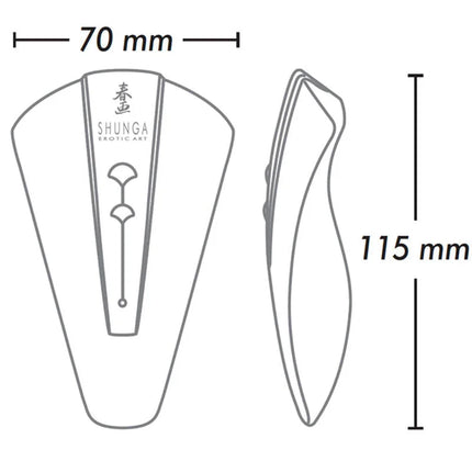 SHUNGA - OBI INTIMMASSAGER ROSA - Auflegevibratoren