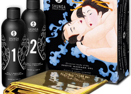SHUNGA - ORIENTALISCHES BODY-TO-BODY-EROTISCHES MASSAGEGEL MIT EXOTISCHEN FRÜCHTEN
