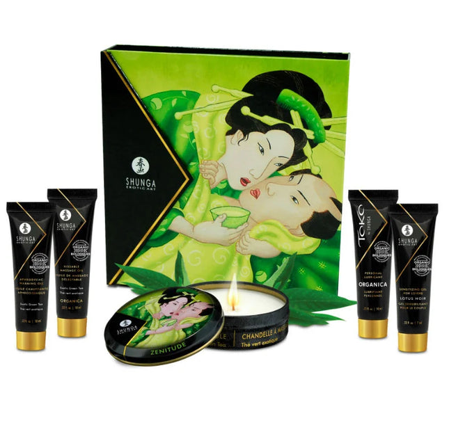 SHUNGA - SECRET GEISHA BIO-GRÜNTEE-SET - Massage-Kits