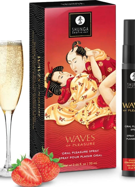 SHUNGA - WAVES PLEASURE SPRAY ORAL SEXUCTIVE ERDBEERE 20 ML
