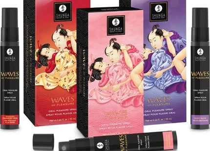 SHUNGA - WAVES PLEASURE SPRAY ORAL SEXUCTIVE ERDBEERE 20 ML