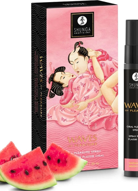 SHUNGA - WAVES PLEASURE SPRAY ORAL SEXUCTIVE WATERMELON 20 ML