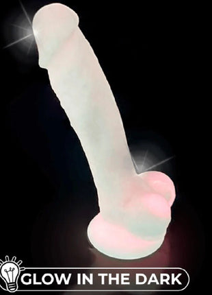 SILEXD Modell 1: Fluoreszierender Silikon-Penis 17,5 cm - Realistische Dildos
