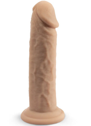 SILEXD: RealSkin - Thermoflex Silikonmodell - 15,4 cm - Dildo mit Saugnapf