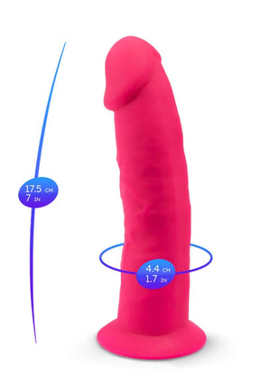 SilexPink - Realistischer Vibrator mit 10 Modi & Fernbedienung - 17 cm - Realistischer Vibrator
