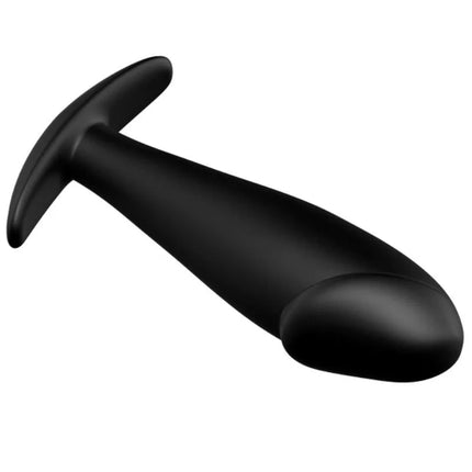 SILIKON ANAL PLUG PENIS FORM UND 12 VIBRATIONSMODI - Analplug