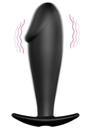 SILIKON ANAL PLUG PENIS FORM UND 12 VIBRATIONSMODI - Analplug