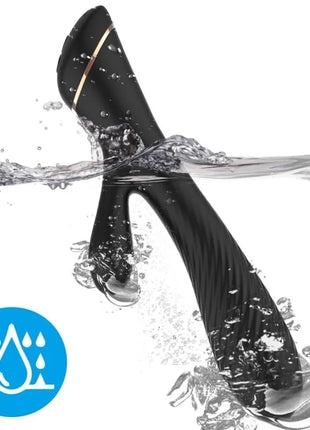 SILIKONI RABBIT-VIBRATOR - SCHWARZ - Rabbit-Vibratoren