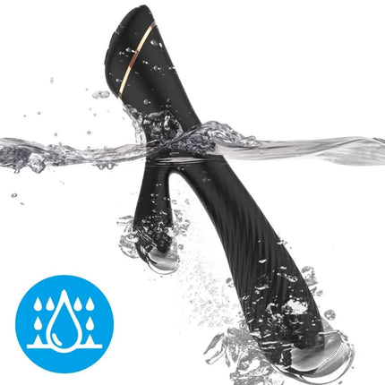 SILIKONI RABBIT-VIBRATOR - SCHWARZ - Rabbit-Vibratoren