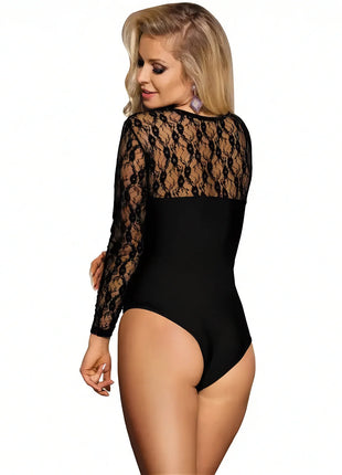 Sinnlicher Luxus-Body: Eleganz & Verführung in Schwarz - Bodys