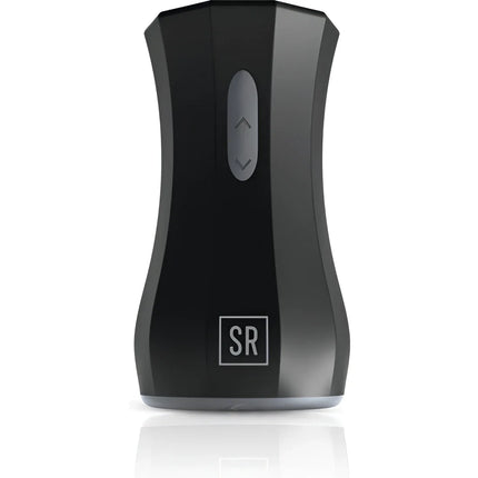 Schwarzes, schlankes und gebogenes sir richards twin turbo stroker aus silikon mit silbernen steuerknöpfen und glänzendem finish