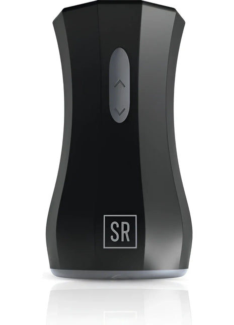 Schwarzes, schlankes und gebogenes sir richards twin turbo stroker aus silikon mit silbernen steuerknöpfen und glänzendem finish