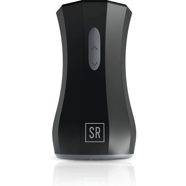 Schwarzes, schlankes und gebogenes sir richards twin turbo stroker aus silikon mit silbernen steuerknöpfen und glänzendem finish