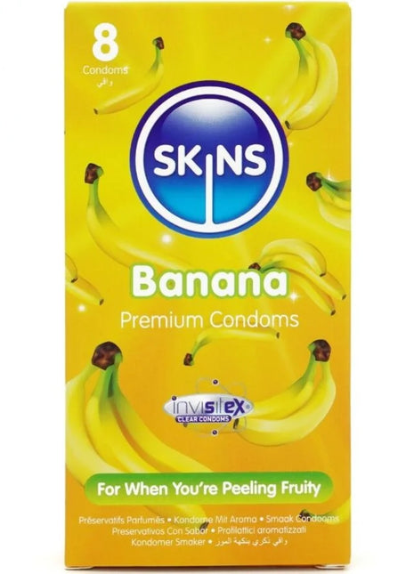 SKINS - BANANA PREMIUM KONDOME PACKUNG 8