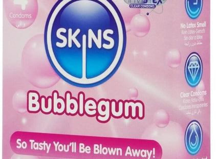 SKINS - BUBBLEGUM PREMIUM-KONDOME PACKUNG 4/8 STÜCK