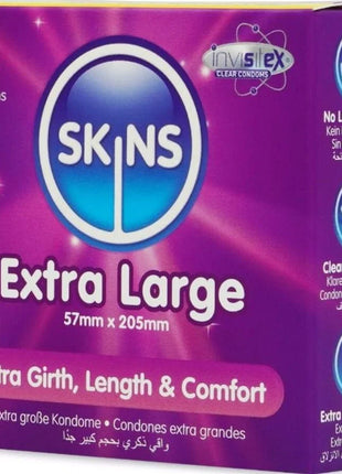 SKINS - EXTRA GROSSE PREMIUM-KONDOME - 4/8/16 STÜCK - Kondome
