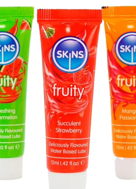 SKINS – FRUCHTIGES GLEITMITTEL-SET WASSERMELONE ERDBEERE & MANGO GLEITMITTEL 3 x 12 ML