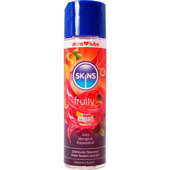 SKINS – FRUCHTIGES WASSERBASIERTES GLEITMITTEL MANGO & PASSIONSFRUCHT 130 ML