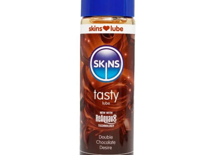SKINS – KÖSTLICHES WASSERBASIERTES GLEITMITTEL DOPPELSCHOKOLADE 130 ML