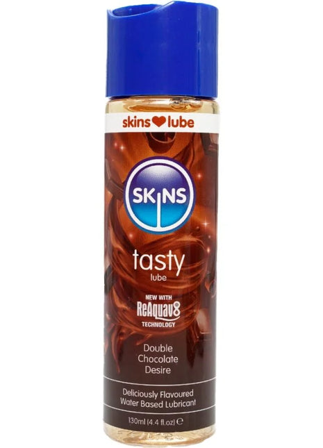 SKINS – KÖSTLICHES WASSERBASIERTES GLEITMITTEL DOPPELSCHOKOLADE 130 ML