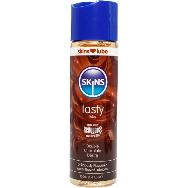 SKINS – KÖSTLICHES WASSERBASIERTES GLEITMITTEL DOPPELSCHOKOLADE 130 ML