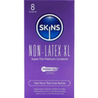 Rosa rechteckige Verpackung von skins latexfreien xl superdünnen Premiumkondomen ohne Latex 4er-Packung