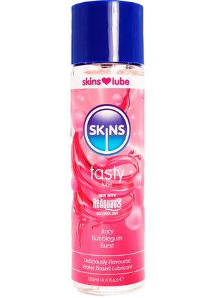 SKINS – LECKERES WASSERBASIERTES GLEITMITTEL MIT BUBBLEGUM-FARBE 130 ML