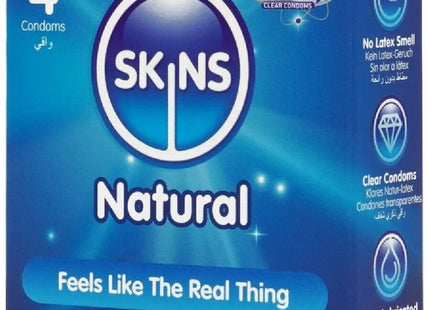 SKINS - NATÜRLICHE PREMIUM-KONDOME PACKUNG 4/8/16 STÜCK - Kondome - empfindlich