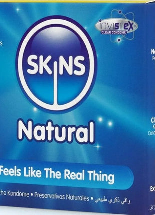 SKINS - NATÜRLICHE PREMIUM-KONDOME PACKUNG 4/8/16 STÜCK - Kondome - empfindlich