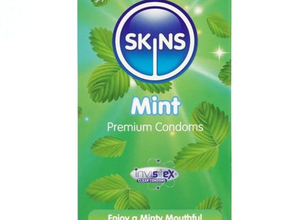 SKINS - PREMIUM KONDOME - PACKUNG 4/8 STÜCK- GESCHMACK - 8 / Minze - Kondome